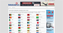 Desktop Screenshot of embaixada.info